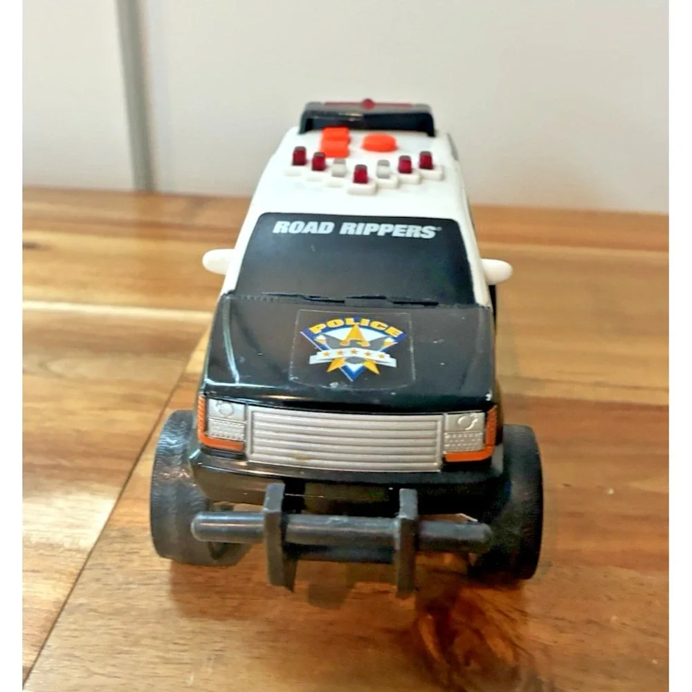 Toy State Road Rippers Police SUV Lights Sounds Motorized Black White